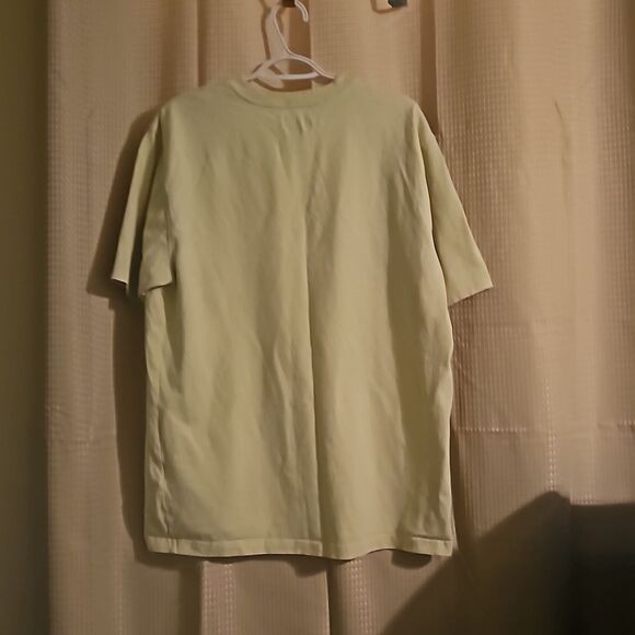 Carhartt  T-Shirt Men L Short Sleeve Loose Fit Crew Neck Graphic Yellow - Picture 6 of 6